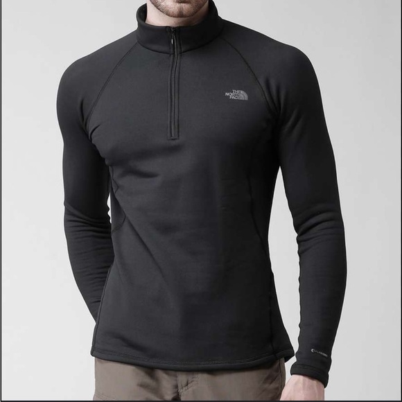 The North Face Men’s Long Sleeve Black Half Zip Pullover Size Large - Picture 1 of 7